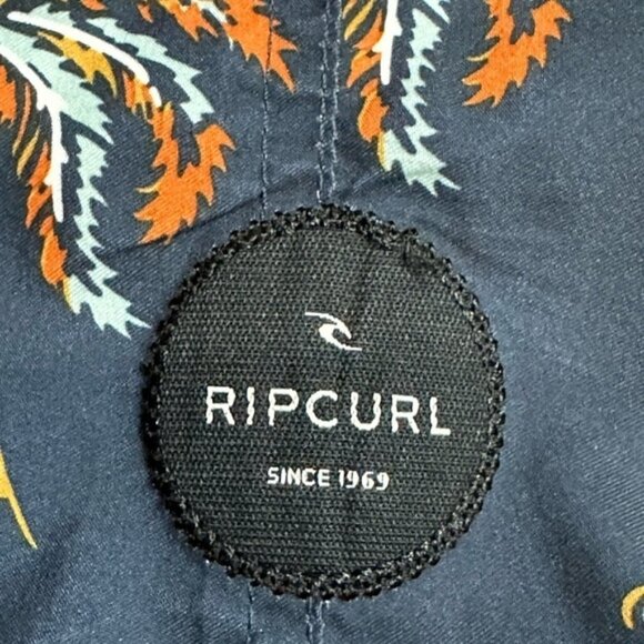 Rip Curl Mirage Palm Daze Blue Swim Shorts Size 2 - Picture 6 of 10